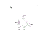 Kawasaki 92145-1090 - Spring, Brake, Pedal, Return - Adept Powersports