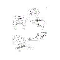 くーしー Kawasaki 56061-1662 - Pattern, Seat, Cover, Lh - Adept Powersports