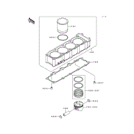 Kawasaki 11060-1093 - Gasket, Cylinder, Base - Adept Powersports