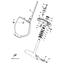 Yamaha 4DA-23389-00-00 - Guide, Cable - Adept Powersports