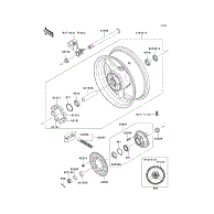Kawasaki 42033-0038 - Coupling, Assembly, Rr, Hub - Adept Powersports