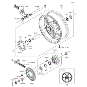 Kawasaki 550AA4045 - Pin-Cotter, 4.0X45 - Adept Powersports
