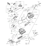 Kawasaki 14073-0833 - Duct, Funnel, #1 - Adept Powersports