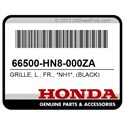 Honda 66500-HN8-000ZA Grille, L., Fr., *Nh1*, (Black)