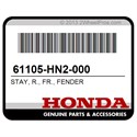 Honda 61105-HN2-000 Stay, R., Fr., Fender