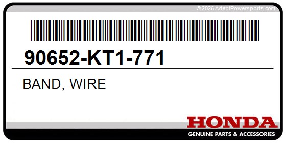 Honda 90652-KT1-771 Band, Wire