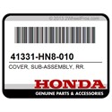 Honda 41331-HN8-010 Cover, Sub-Assembly, Rr.