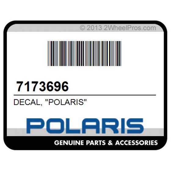 Polaris 7173696 Decal, "Polaris"