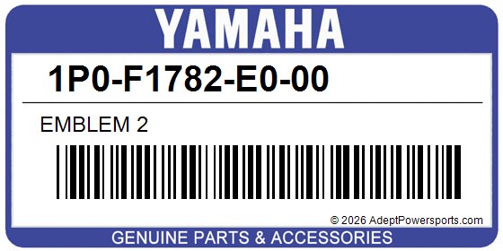Yamaha 1P0-F1782-E0-00 Emblem 2