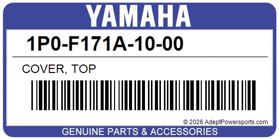 Yamaha 1P0-F171A-10-00 Cover, Top
