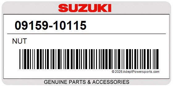 Suzuki 09159-10115 Nut