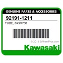 Kawasaki 92191-1211 Tube, 6X9x700