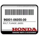 Honda 96001-06055-00 Bolt, Flange, (6X55)