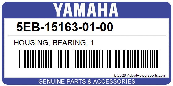 Yamaha 5EB-15163-01-00 Housing, Bearing, 1