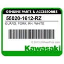 Kawasaki 55020-1612-RZ Guard, Fork, Rh, White