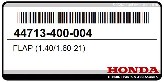 Honda 44713-400-004 Flap (1.40/1.60-21)