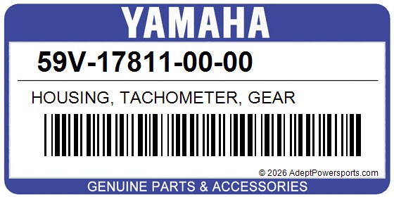 Yamaha 59V-17811-00-00 Housing, Tachometer, Gear