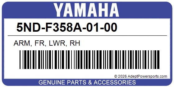 Yamaha 5ND-F358A-01-00 Arm, Fr, Lwr, Rh