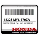 Honda 18325-MY6-670ZA Protector *Nh106* (Heatproof Black)