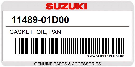Suzuki 11489-01D00 Gasket, Oil, Pan