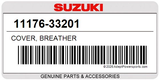 Suzuki 11176-33201 Cover, Breather