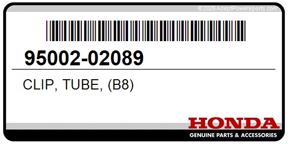 Honda 95002-02089 Clip, Tube, (B8)