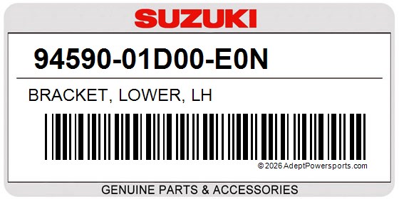 Suzuki 94590-01D00-E0N Bracket, Lower, Lh