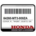 Honda 64260-MT3-000ZA Cover, R., *Nh285*, (Gusto, Gray)