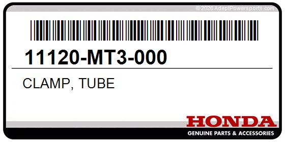 Honda 11120-MT3-000 Clamp, Tube