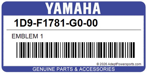 Yamaha 1D9-F1781-G0-00 Emblem 1