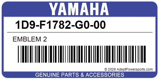 Yamaha 1D9-F1782-G0-00 Emblem 2