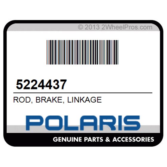 Polaris 5224437 Rod, Brake, Linkage