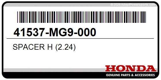 Honda 41537-MG9-000 Spacer H (2.24)