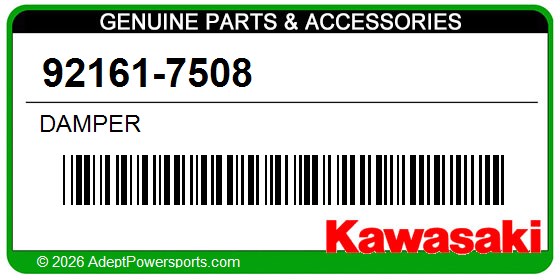Kawasaki 92161-7508 Damper