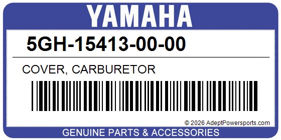 Yamaha 5GH-15413-00-00 Cover, Carburetor