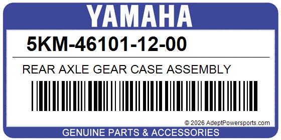 Yamaha 5KM-46101-12-00 Rear Axle Gear Case Assembly