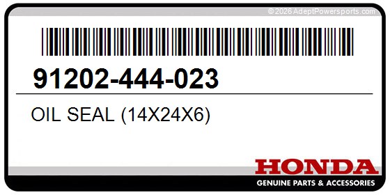 Honda 91202-444-023 Oil Seal (14X24x6)