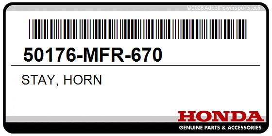 Honda 50176-MFR-670 Stay, Horn