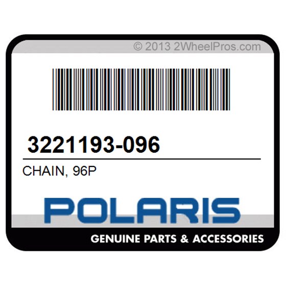 Polaris 3221193-096 Chain, 96P