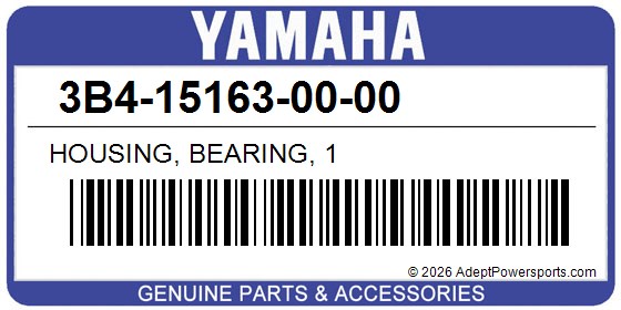 Yamaha 3B4-15163-00-00 Housing, Bearing, 1