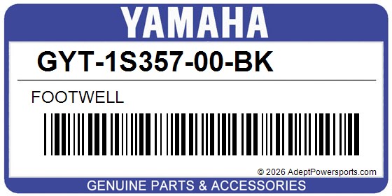 Yamaha GYT-1S357-00-BK Footwell