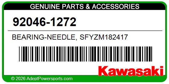 Kawasaki 92046-1272 Bearing-Needle, Sfyzm182417