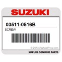 Suzuki 03511-0516B Screw