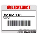 Suzuki 15116-10F00 Screw
