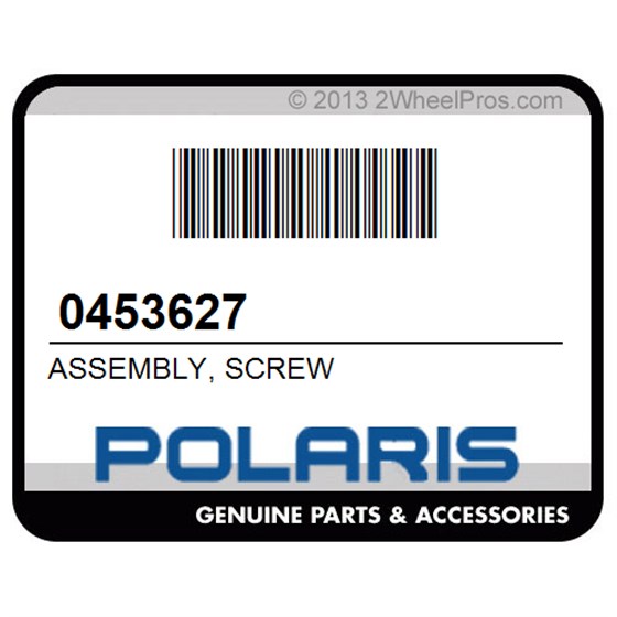 Polaris 0453627 Assembly, Screw