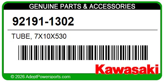 Kawasaki 92191-1302 Tube, 7X10x530