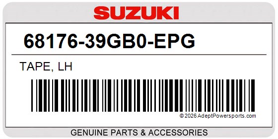 Suzuki 68176-39GB0-EPG Tape, Lh