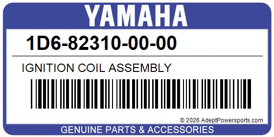 Yamaha 1D6-82310-00-00 Ignition Coil Assembly