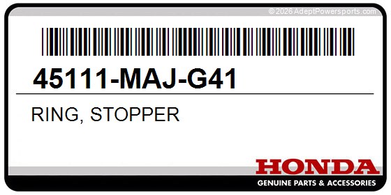 Honda 45111-MAJ-G41 Ring, Stopper