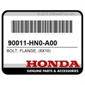 Honda 90011-HN0-A00 Bolt, Flange, (6X10)